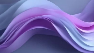 Renkli sıvı şekillerin soyut 3 boyutlu canlandırması. arkaplan için dizayn ögesi.