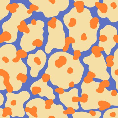 Soyut hayvan derisi parlak renkli. Yazdırılabilir arka plan. Vektör çizimi kusursuz desen. Modaya uygun sübyancılar kamuflaj yapıyor..