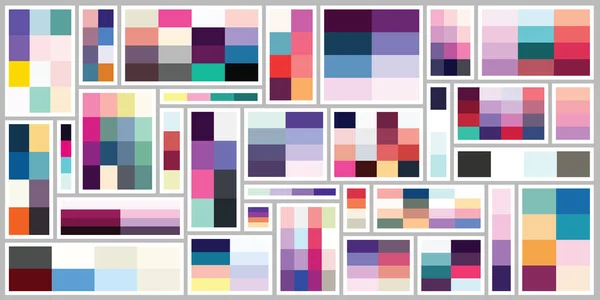 Kolekce Svatební Barevné Palety Svatební Barva — Stockový vektor