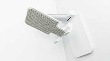 Phone holder isolated on white background