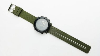 Spor saati beyaz arkaplanda izole edildi