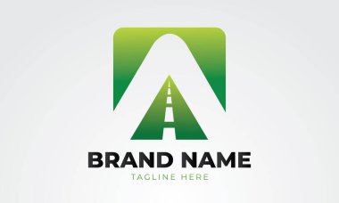 Yol logosu tasarımı için A harfi