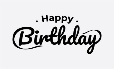 Modern siyah renkli mutlu yıllar mektubu.