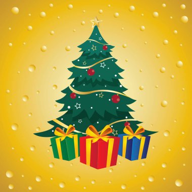 Noel ağacı ve köknar hediyeleri