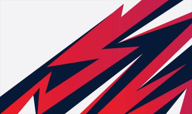 Geometrik keskin şekilli kırmızı renkli spor arka planı