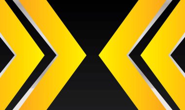 Sarı oklar çizgili soyut arkaplan