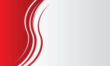 Soyut Kırmızı ve Beyaz Geometrik Şekiller Arka Plan