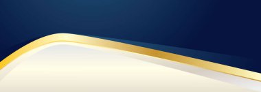Koyu mavi ve altın soyut arkaplan vektörü