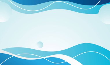 Mavi dalga arkaplan modern soyut gradyan vektörü