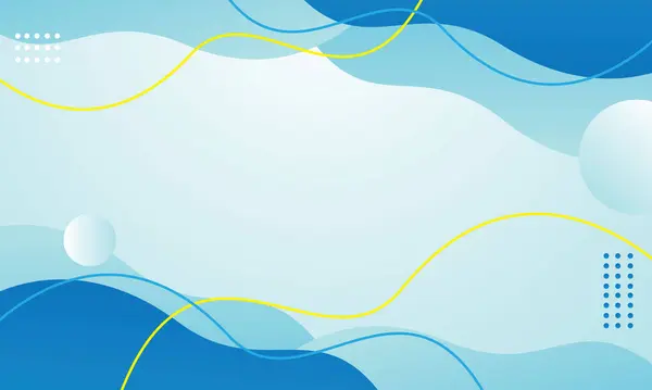 Soyut eğimli mavi dalga arkaplan şablonu