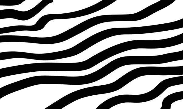 Soyut siyah dalga çizgileri deseni