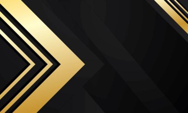Altın geometrik üçgenler modern soyut arkaplan