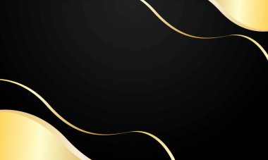 Modern soyut altın dalgalı arkaplan