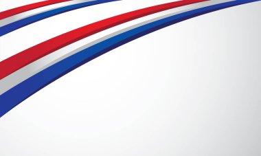 Eğri dekorasyon arka planına sahip kırmızı ve mavi gradyan