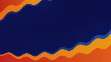 Renkli mavi turuncu eğri arkaplan