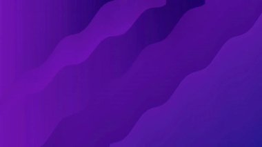 Dalgalar pürüzsüz döngü ile soyut mor eğimli arkaplan