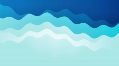 Mavi dalga arkaplan canlandırma videosu