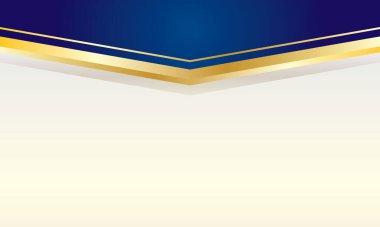 Mavi ve altın arkaplan sertifika şablonu tasarımı için mükemmeldir