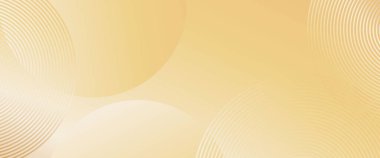 Çember elementli soyut altın modern arkaplan