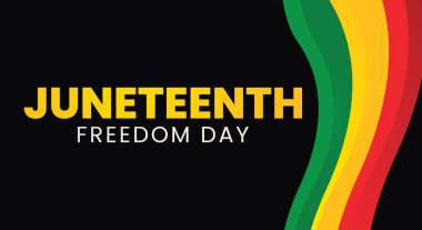 Haziran ayı posteri, Özgürlük Günü arkaplanı