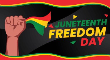 Haziran ve Özgürlük Günü 'nün arkaplanı. Özgürlüğün kutlaması