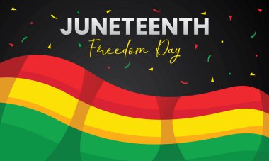 Haziran Özgürlük Günü Vektör Arkaplanı