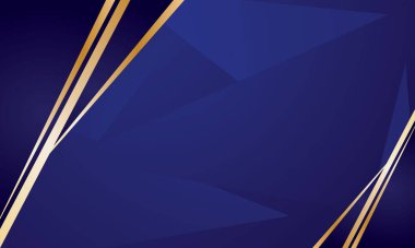 Soyut geometriye sahip mavi arkaplan, lüks sertifika için mükemmel