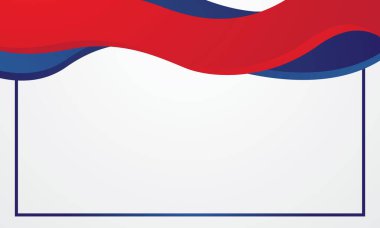 Modern kırmızı mavi dalga tasarım sertifikası