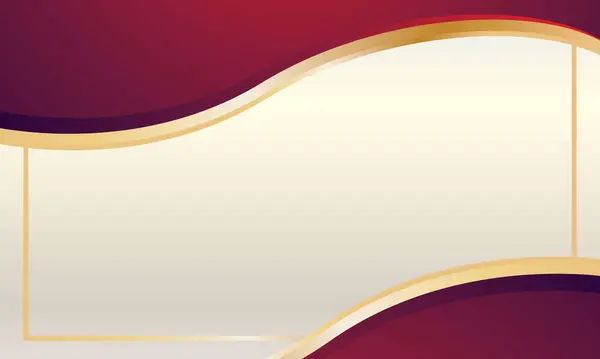 Zarif lüks kırmızı dalga tasarım şablonu