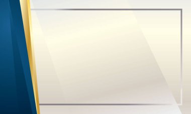 Modern mavi ve altın eğimli arkaplan