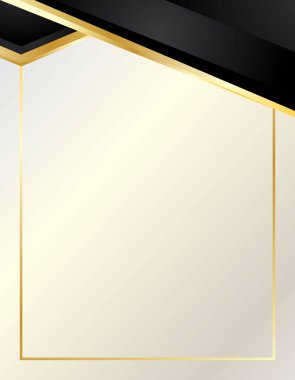 Altın siyah sertifika tasarım arka planı