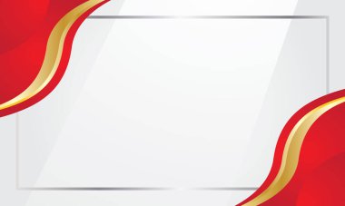 Zarif kırmızı dalgalı lüks bir arkaplan