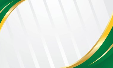 Altın yeşili köşeli lüks sertifika çerçevesi