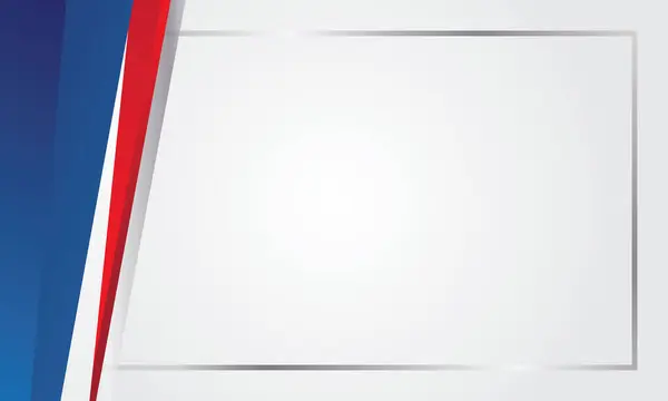 Sertifika için basit kırmızı mavi beyaz soyut arkaplan