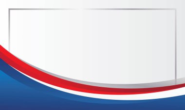 İş veya sertifika için mavi kırmızı gradyan soyut arkaplan