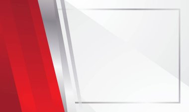 Soyut Kırmızı Gri Sunum Tasarımı Arkaplanı