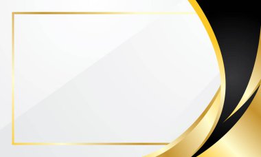 Ödül Sertifikası Çerçevesi için modern siyah ve beyaz geometrik soyut arkaplan