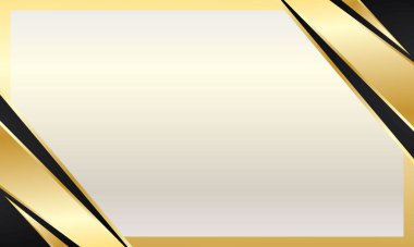 Zarif siyah ve altın geometrik sertifika arkaplanı