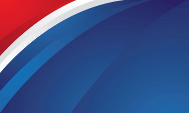 İş veya sertifika için mavi arkaplan tasarımı üzerine modern kırmızı beyaz