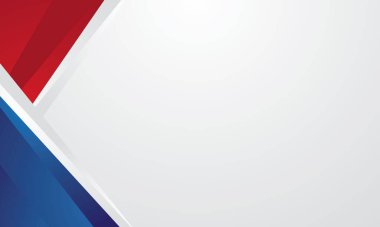 Beyaz arkaplanda soyut geometrik kırmızı