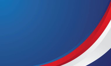 Kırmızı ve beyaz eğri dizaynlı mavi arkaplan