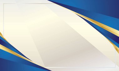 Lüks mavi ve altın soyut geometrik arkaplan