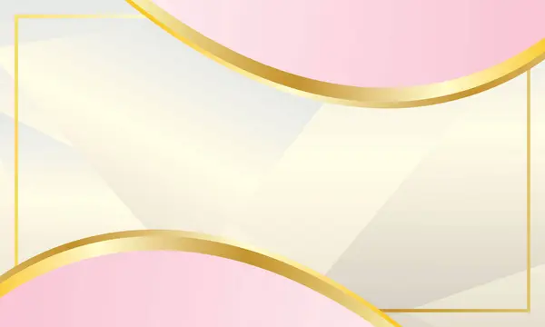 Sertifika için pembe altın dalgalı lüks arkaplan