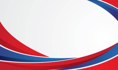 Beyaz arkaplanda soyut stil kırmızı