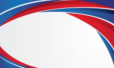 Modern kırmızı ve mavi soyut beyaz arkaplan tasarımı