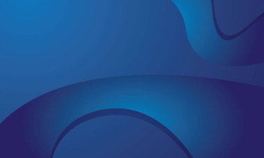 Soyut mavi koyu renk eğimli dalgalı modern arkaplan