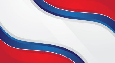 Soyut modern dalgalı kırmızı ve mavi gradyan arkaplan