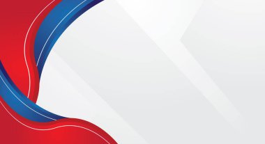 Modern dalgalı kırmızı ve mavi eğimli arkaplan