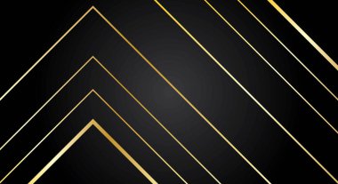 Altın çerçeveli lüks siyah arkaplan