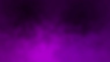 Siyah arkaplanda canlandırma mor dumanı